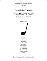 Prelude in C Minor Concert Band sheet music cover